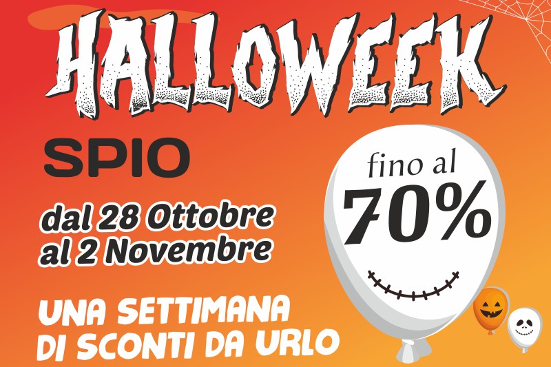 Halloweek, una settimana di sconti da urlo