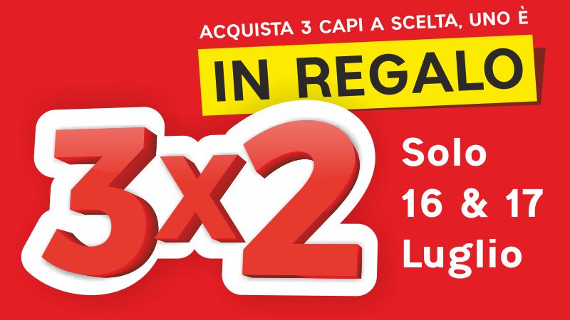 3X2 Di Luglio 2020