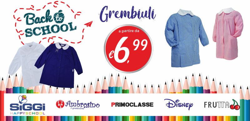 Promo grembiuli scolastici