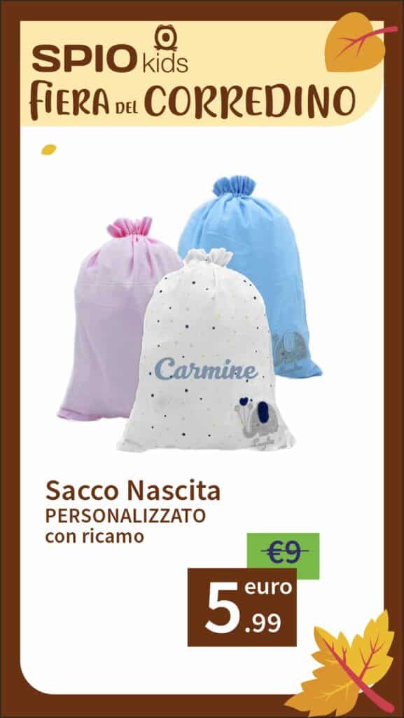 Sacco Nascita Personalizzato
