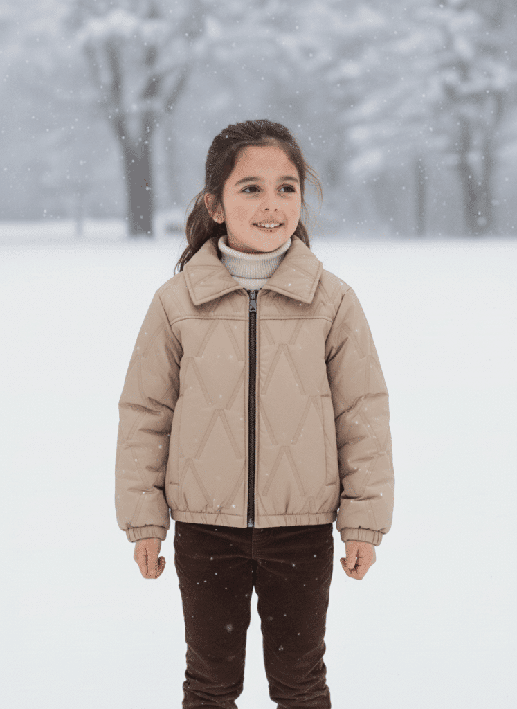 Giubbotto Invernale Trapuntato Bambina