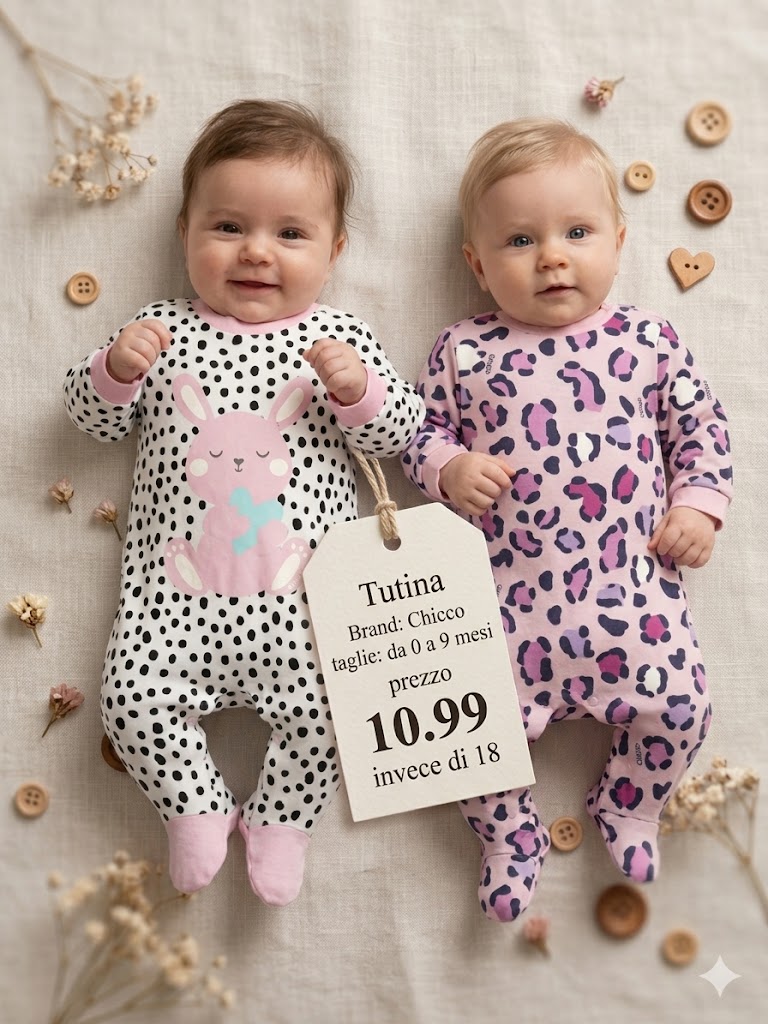 Tutina Chicco in cotone a manica lunga