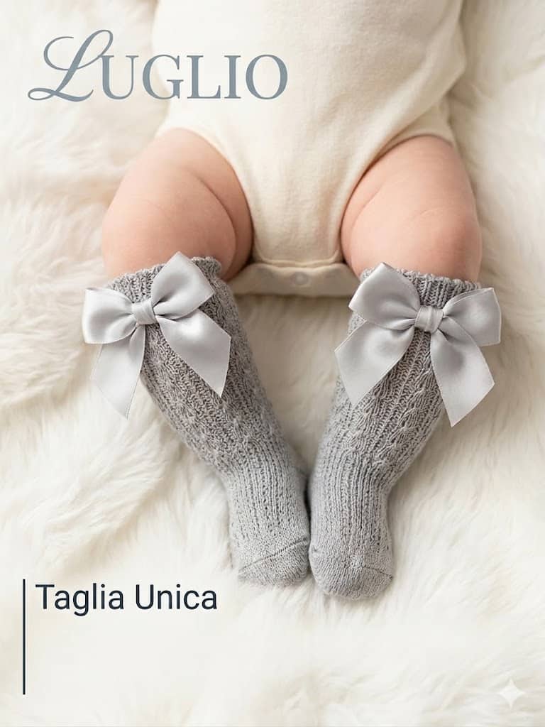 Calzini neonata in cotone delicato Luglio