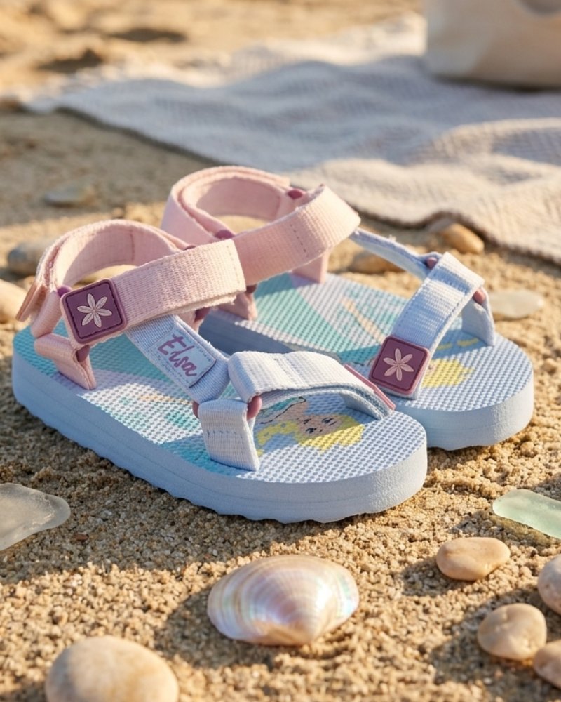 Sandalo Bambina Frozen con Chiusura a Strappo BF.DI6460