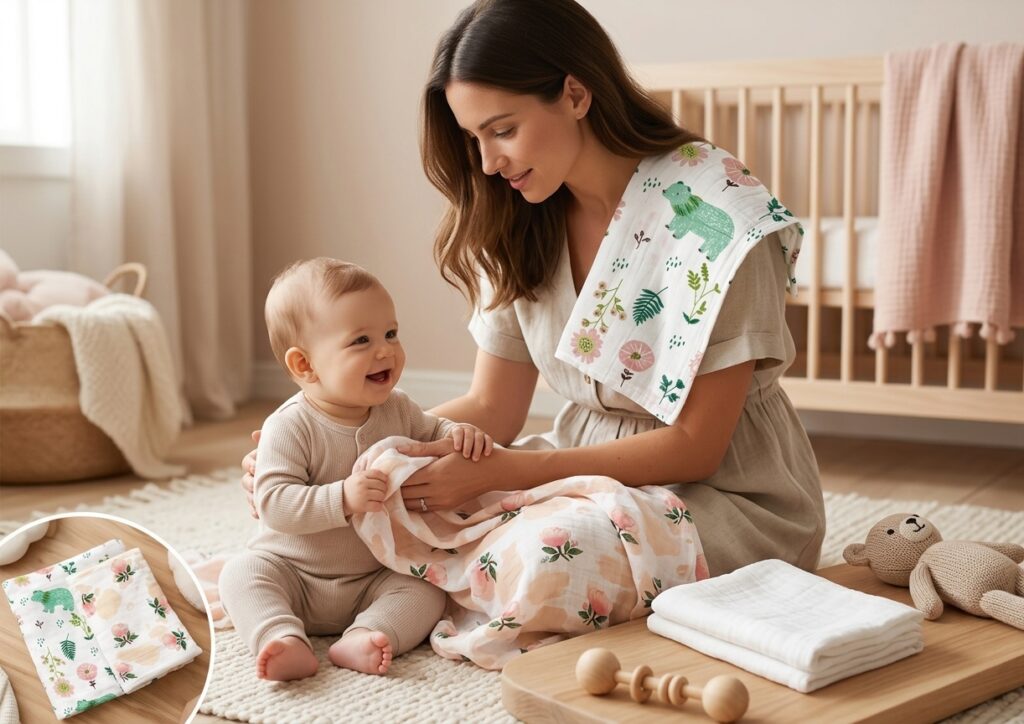 Set 3 Mussole Cotone Fantasia Bimbi NF.HEB061